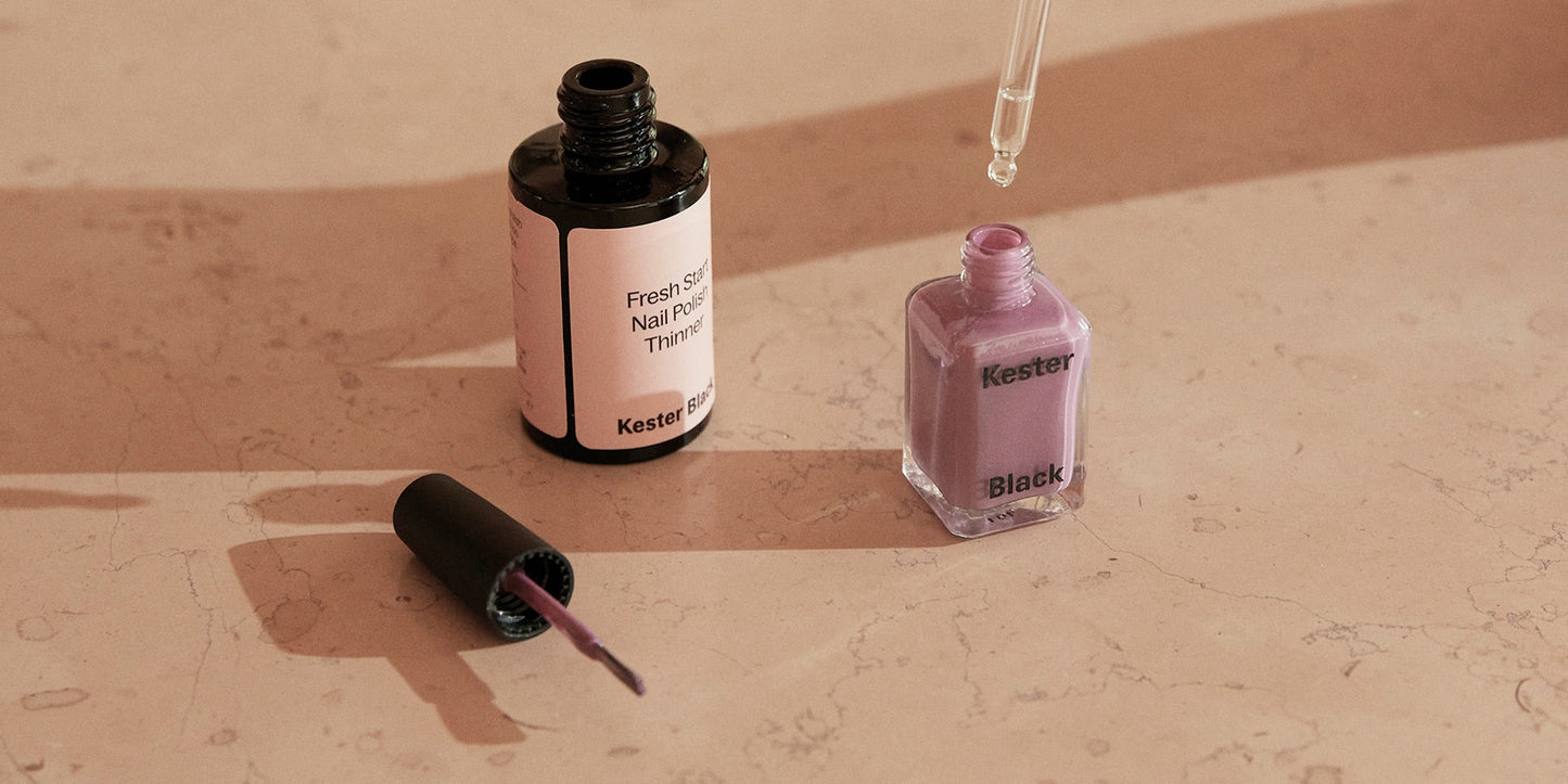 How to fix gluggy nail polish